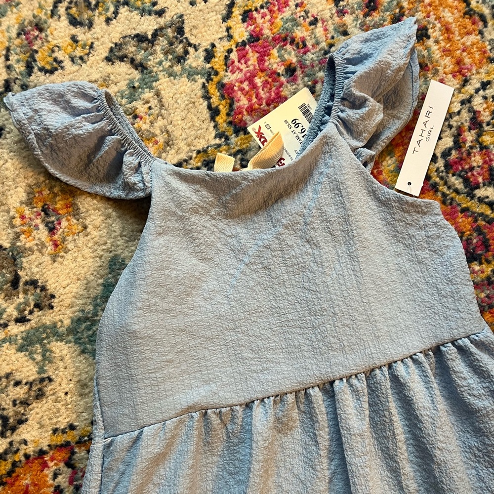 New girls dress 7/8 in sweetest blue color!